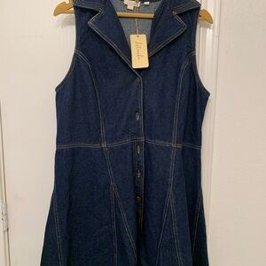 NWT LETMEBE DENIM DRESS